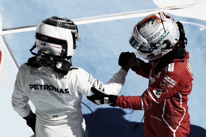 Bottas, optimista con su rendimiento: "Vettel es mi próximo objetivo, y veo posible ganarle"
