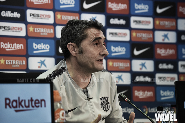 Ernesto Valverde: "Que el Girona haya venido con muchos titulares nos ha ido muy bien"