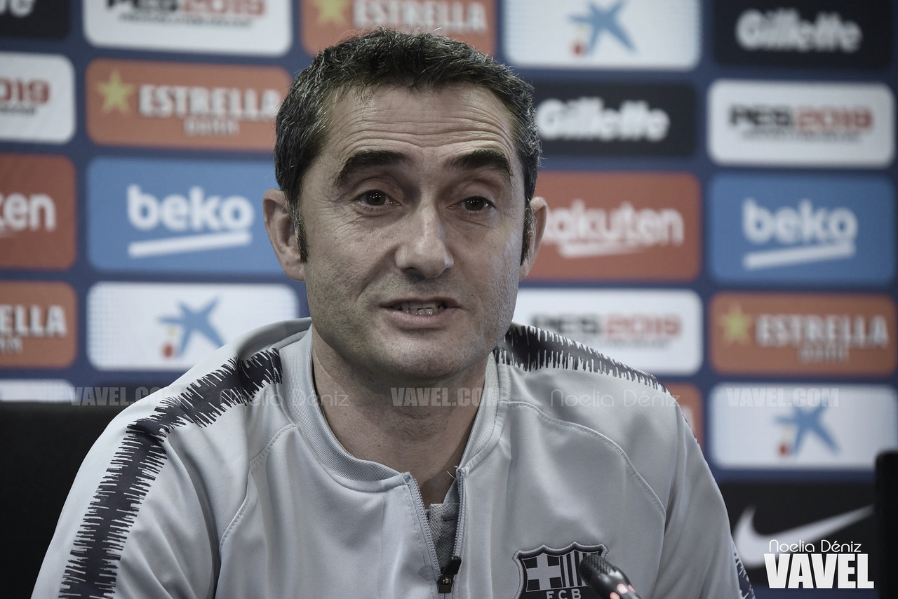 Ernesto Valverde: "Estamos acostumbrados a la presión" Ernesto Valverde: "Estamos acostumbrados a la presión"