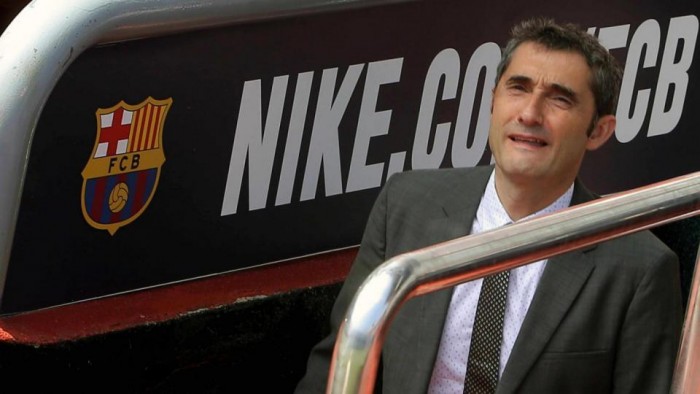 Barcellona, parla Valverde: "Dembélé titolare? Non ho deciso ancora. Iniesta? Andrés è un patrimonio del club" Barcellona, parla Valverde: "Dembélé titolare? Non ho deciso ancora. Iniesta? Andrés è un patrimonio del club"
