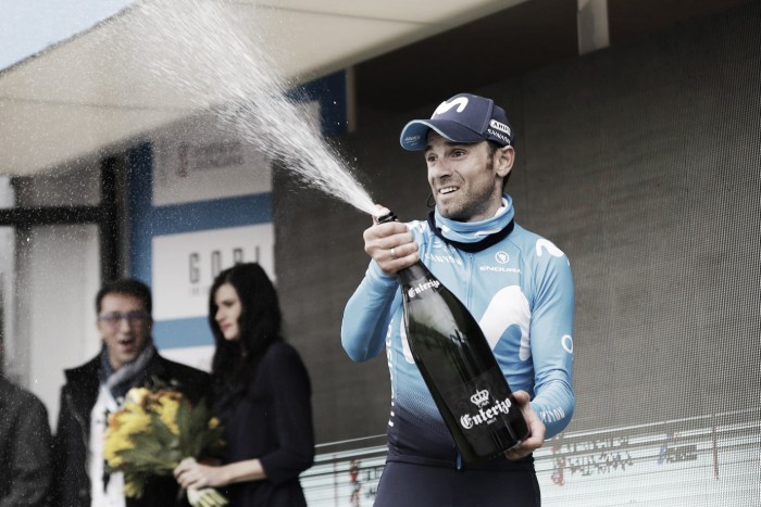 Alejandro Valverde: "Me hacía muchísima ilusión conseguir esta victoria"