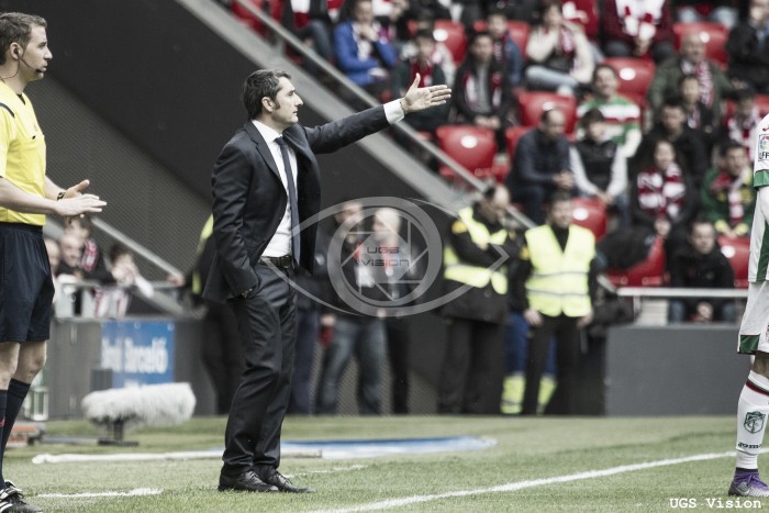 Valverde: "Hemos perdido dos puntos y de cara a nuestros objetivos es un traspié" Valverde: "Hemos perdido dos puntos y de cara a nuestros objetivos es un traspié"