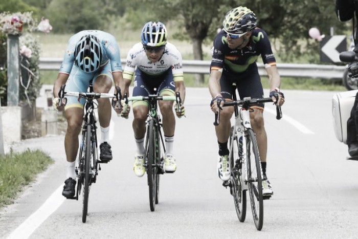 Alejandro Valverde: "Nibali hace su carrera y yo hago la mía"