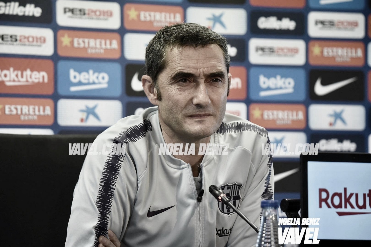 Valverde: "Queremos ganar la Liga cuanto antes" Valverde: "Queremos ganar la Liga cuanto antes"
