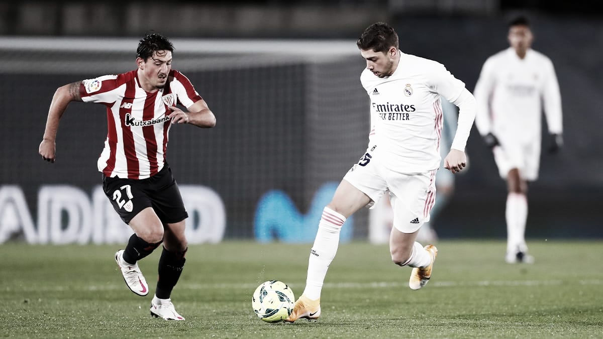 Fede Valverde: «Nos llevamos una victoria que nos sirve para seguir creciendo» Fede Valverde: «Nos llevamos una victoria que nos sirve para seguir creciendo»