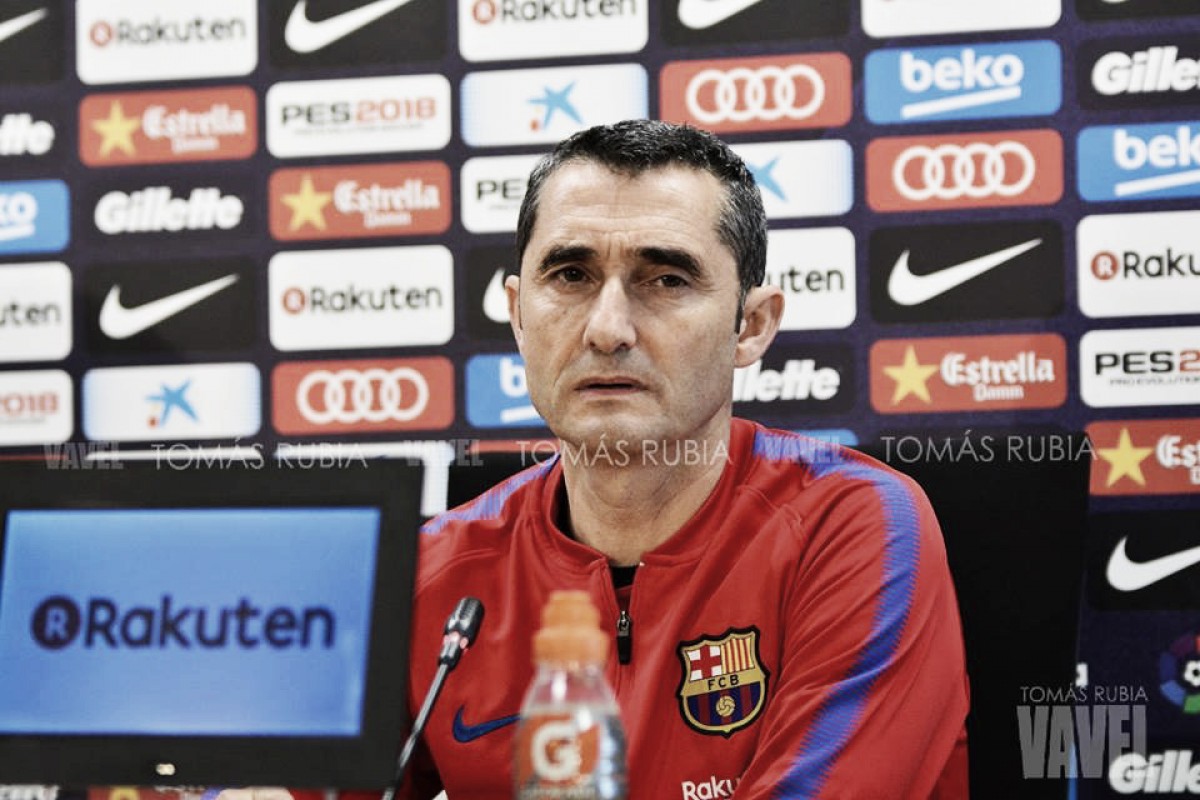 Ernesto Valverde: "No pensamos en el triplete"