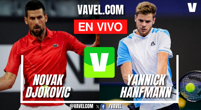 Puntos Y Resumen Del Novak Djokovic 2 0 Yannick Hanfmann En Abierto De