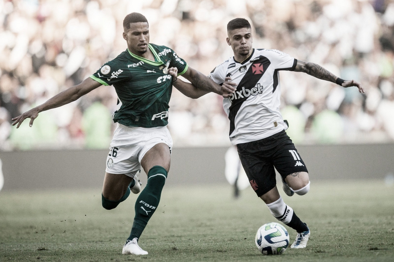 Vasco sai na frente, mas cede empate ao Palmeiras no Brasileirão