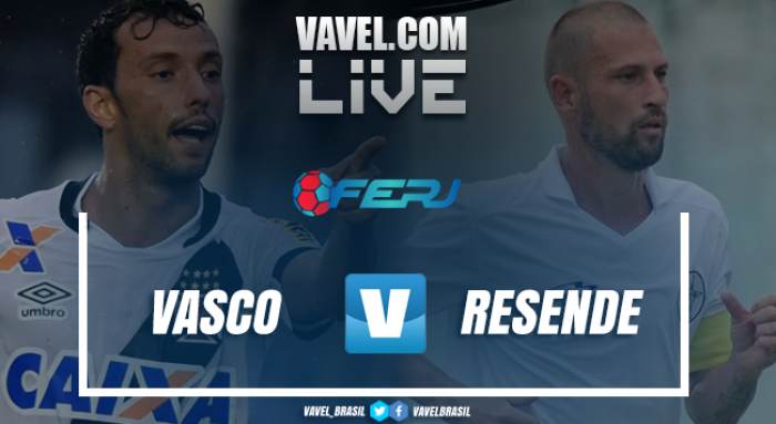 Resultado Vasco x Resende pelo Campeonato Carioca (2-1)