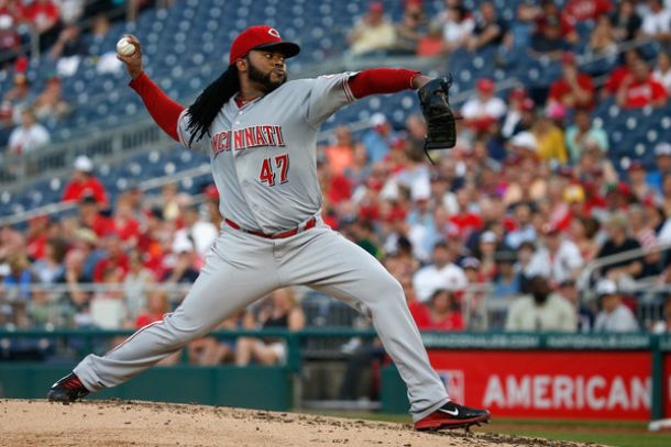 Cincinnati Reds pitcher Johnny Cueto figures to go on the market before the trade deadline and he could be a huge addition for the Kansas City Royals among other teams. Rob Carr/Getty Images North America