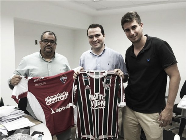 Diretor de futebol do Fortaleza visita sede do Fluminense e confirma parceria entre equipes