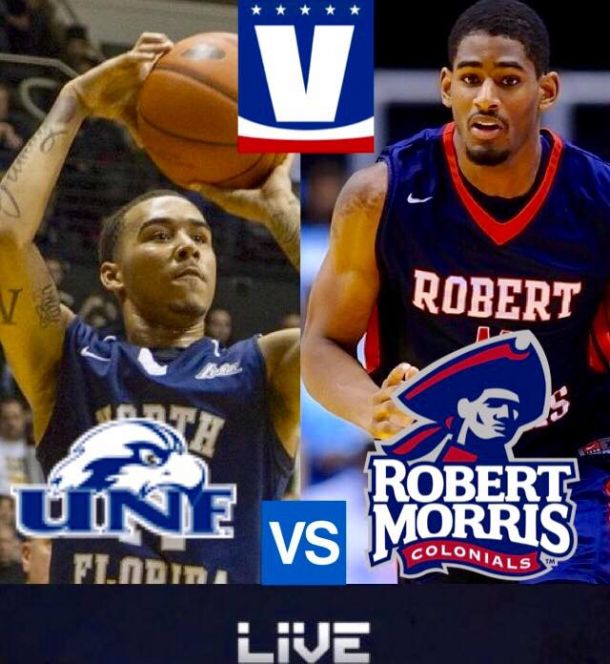 Robert Morris Colonials - North Florida Ospreys Live Score And Results Of 2015 NCAA Tournament First Round