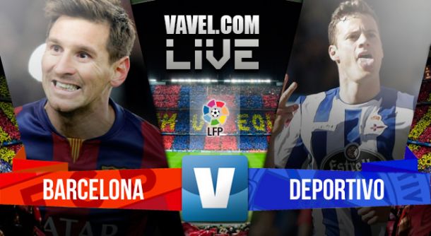 Resultado de Barcelona x Deportivo La Coruña pela La Liga 2014/15