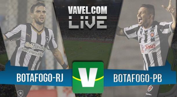 Resultado Botafogo x Botafogo-PB na Copa do Brasil 2015 (4-2)