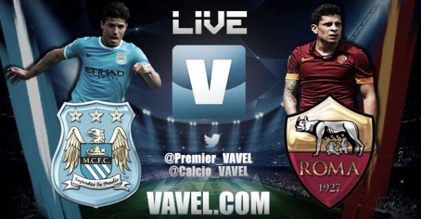 Manchester City - Roma Text Commentary and Score of UCL 2014