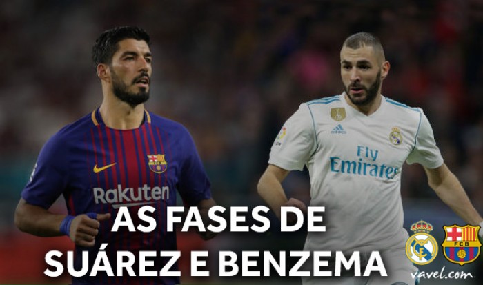 Suárez em ascensão ou o estagnado Benzema: quem pode decidir o El Clásico?