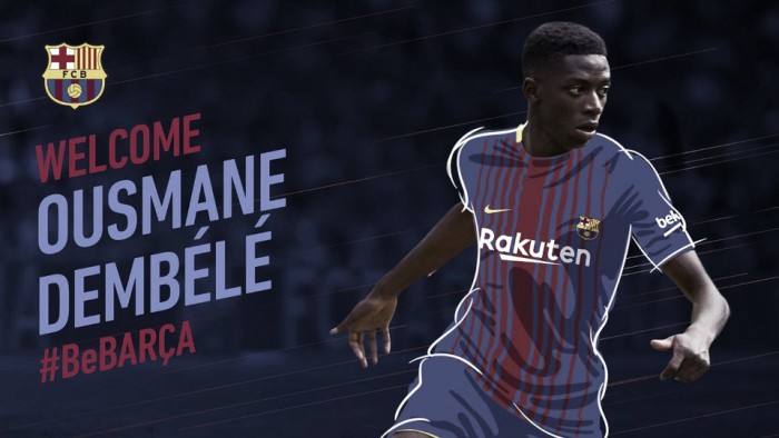 Negócio fechado: Barcelona anuncia Dembele junto ao Dortmund por 105M iniciais