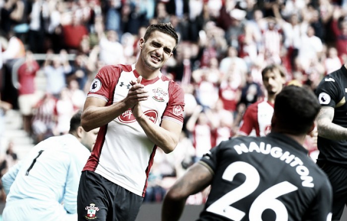 Southampton domina do início ao fim, mas apenas empata com Swansea em casa Southampton domina do início ao fim, mas apenas empata com Swansea em casa