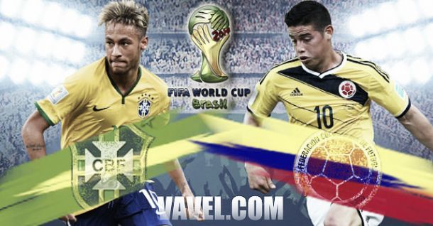 Brasile - Colombia, sogni di gloria