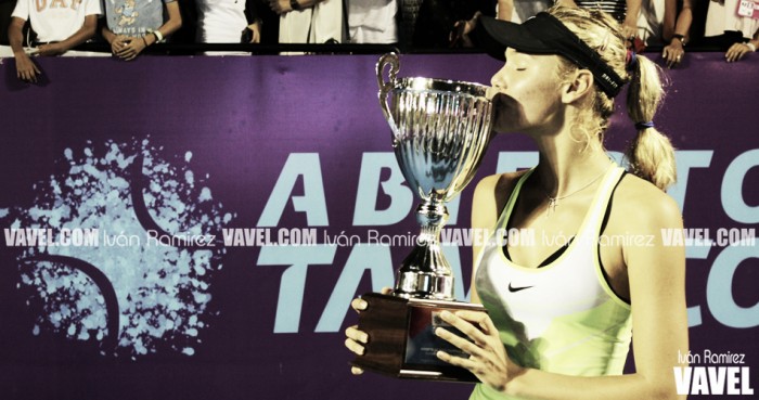 Sofya Zhuk es la campeona en singles del Abierto Tampico 2016