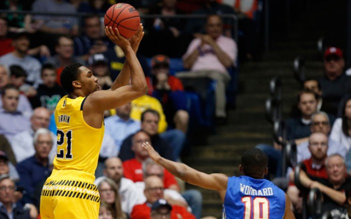 2016 NCAA Tournament First Four: No. 11 Michigan Wolverines Beat No. 11 Tulsa Golden Hurricane, 67-62