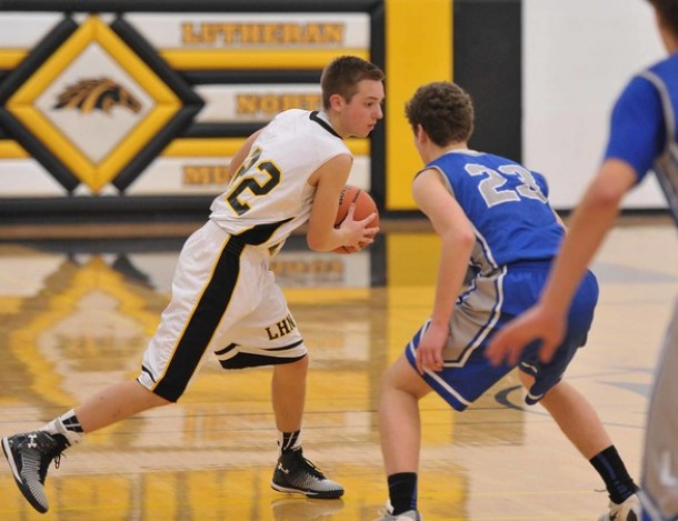 Lutheran North Mustangs Open Basketball Season At Home Against Clarenceville Trojans