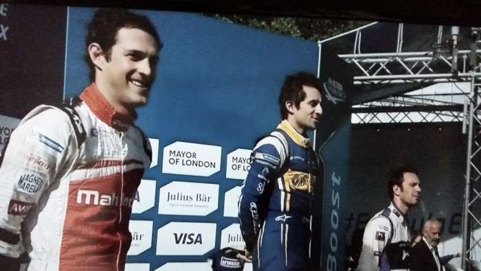 Bruno Senna e Nicolas Prost dividem pódio da Fórmula E em Londres Bruno Senna e Nicolas Prost dividem pódio da Fórmula E em Londres