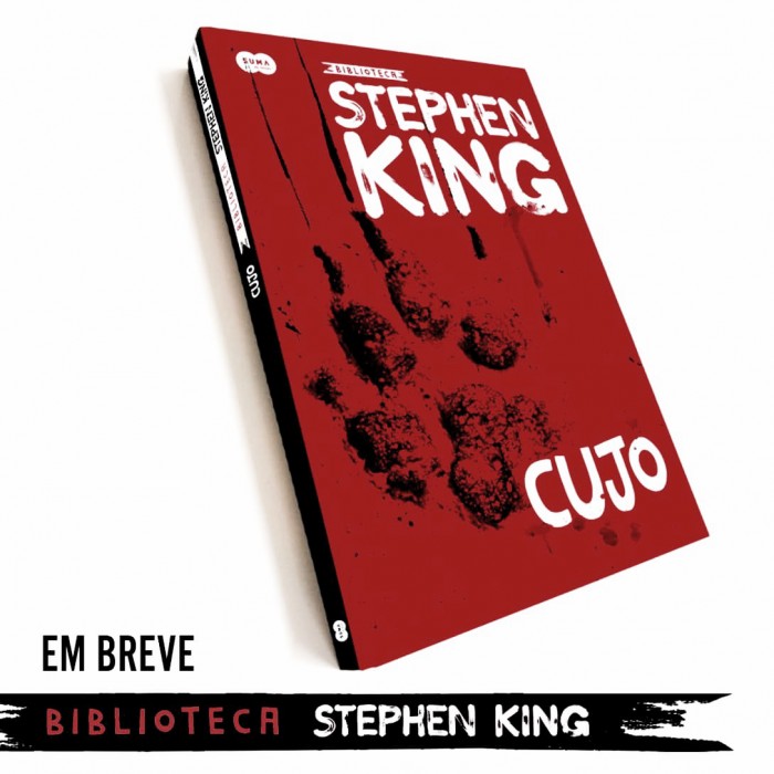 Suma de Letras revela capa de Cujo e lança Biblioteca Stephen King