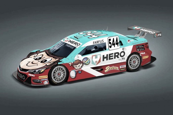 Augusto Farfus estreia novo layout no carro da equipe Hero Motorsports