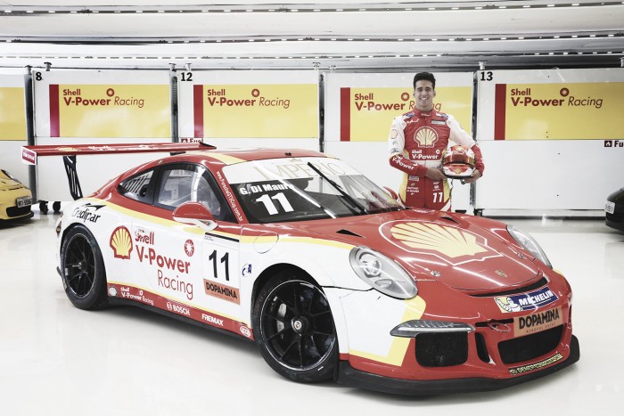 Shell Racing com Gaetano di Mauro na Porsche Cup em 2018