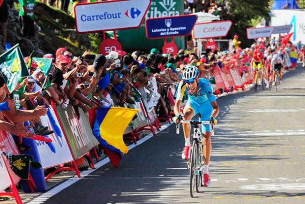 Rigoberto Urán sigue en tercer lugar en la Vuelta a España