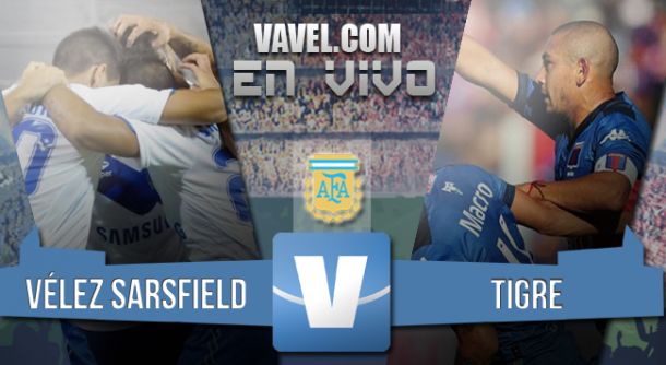 Resultado Vélez Sarsfield - Tigre 2015 (2-2)