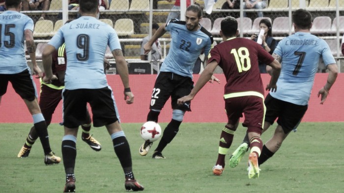 Qualificazioni Russia 2018 - L'Uruguay si inceppa, 0-0 in Venezuela