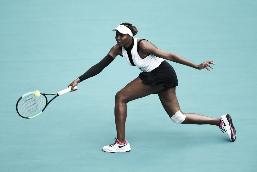 Venus Williams atropela Kasatkina e continua viva em Miami Venus Williams atropela Kasatkina e continua viva em Miami