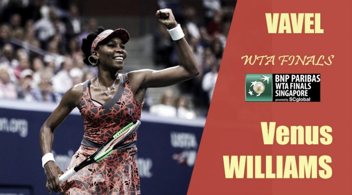 WTA Finals 2017. Venus Williams: en busca su primer titulo del año