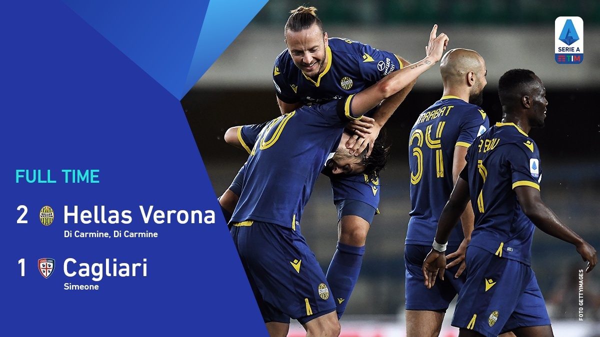 Serie A - Verona in versione Europa: 2-1 al primo Cagliari di Zenga