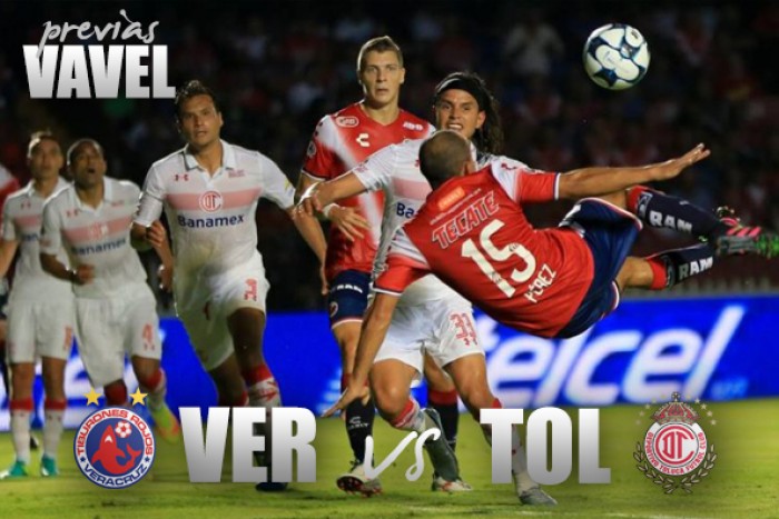 Previa Veracruz - Toluca: por el liderato del Grupo 8 de la Copa MX