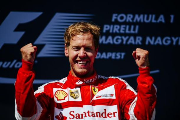 Sebastian Vettel: "Día increíble; esta victoria es para Jules"