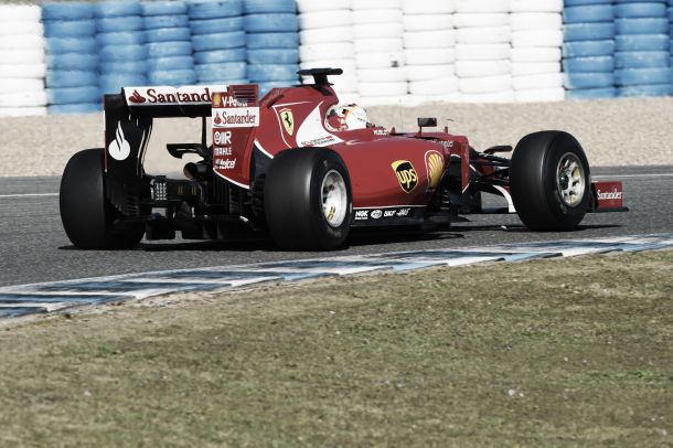 Estreno dulce de Sebastian Vettel con el Ferrari