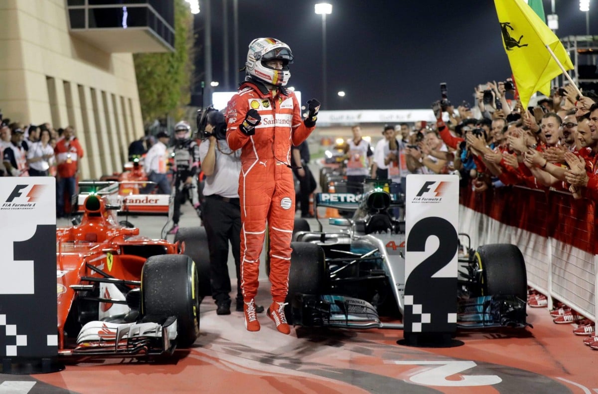 Sebastian Vettel remporte le GP de Bahreïn