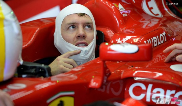 Sebastian Vettel: "Estamos unas décimas por delante de los Red Bull"