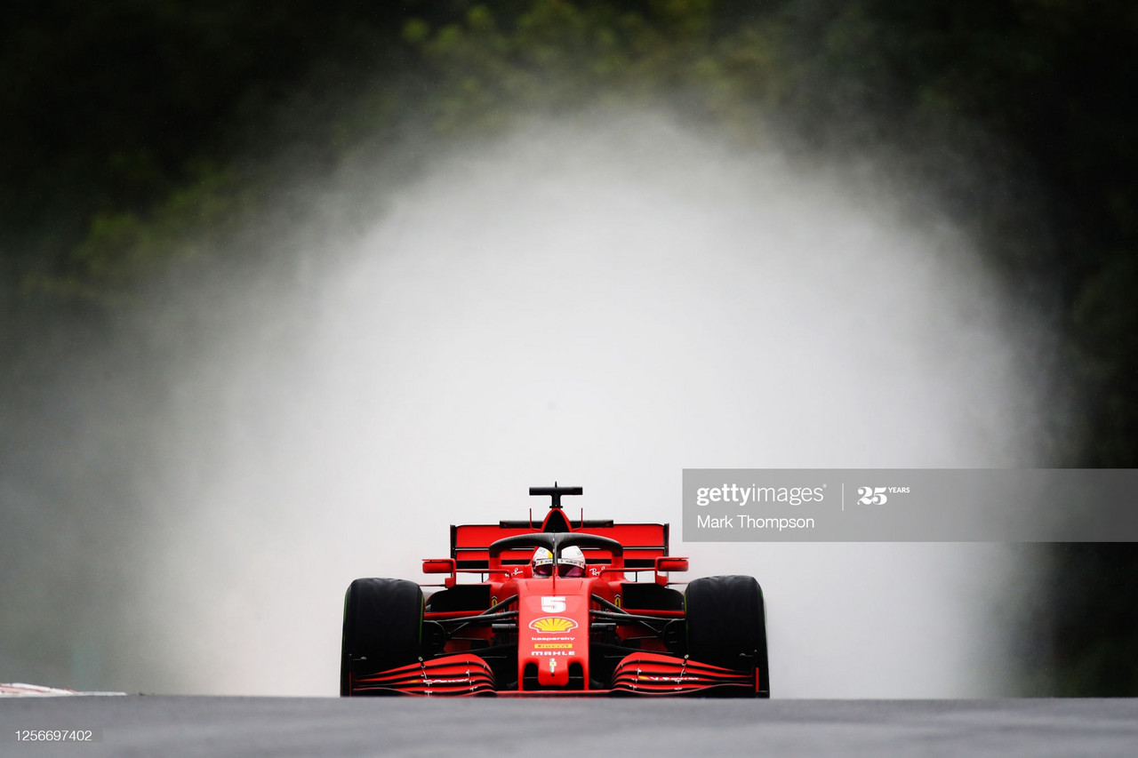 Sebastian Vettel fastest in rain-hit FP2 ahead of Hungary Grand Prix