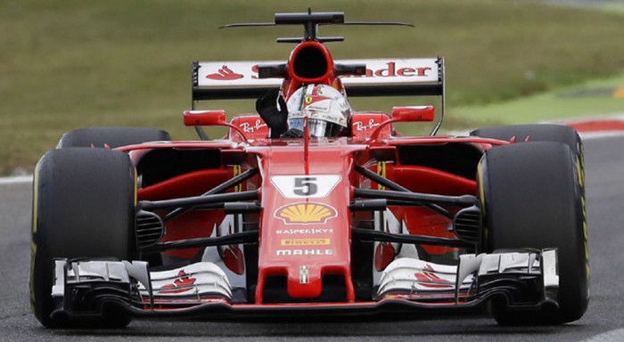 Formula 1 - Vettel il più veloce in Giappone sull'asciutto. Poi è nubifragio