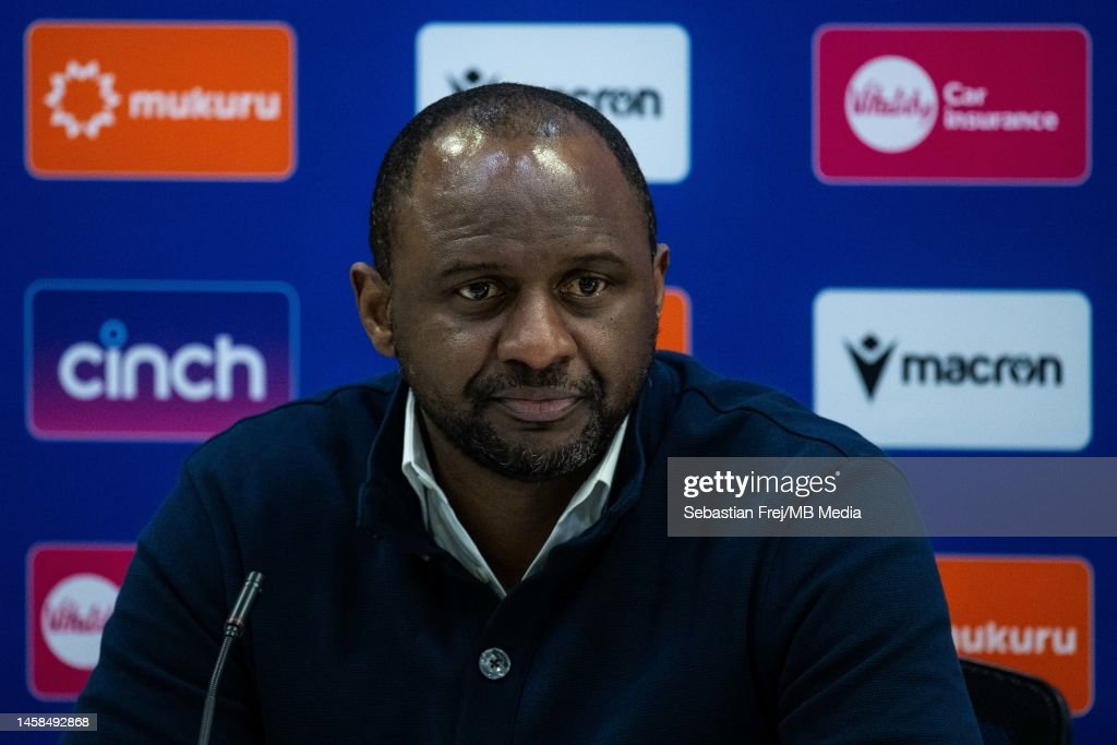 Patrick Vieira: Palace's lack of confidence stopping goals