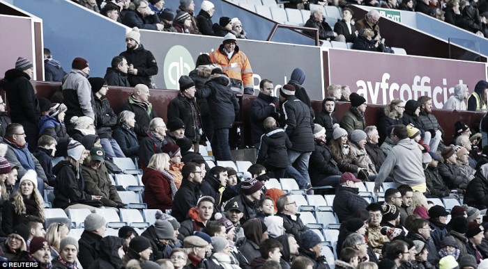 Aston Villa fans plan series of walkouts in protest against board