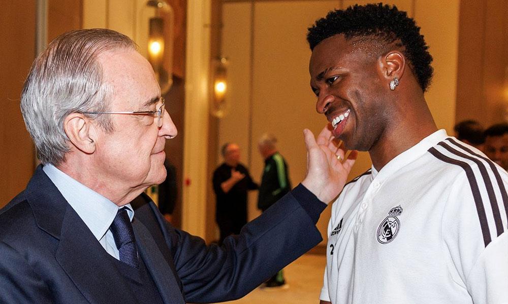 Florentino Pérez, a la espera de la renovación de Vinícius - VAVEL España