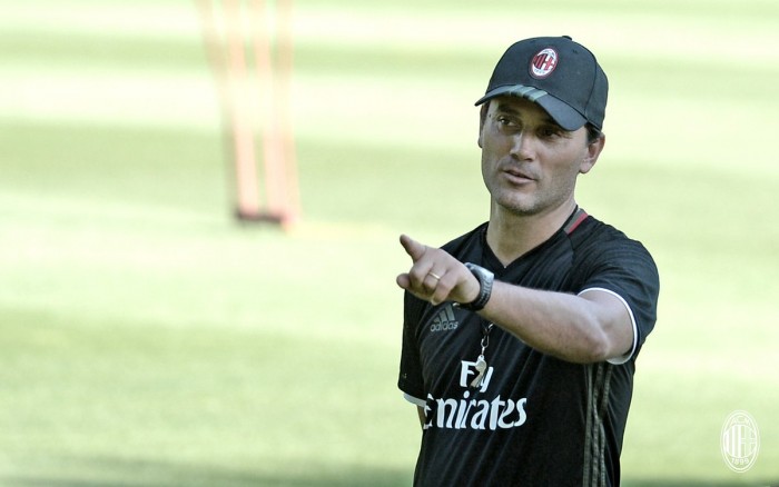 Milan, Montella: "Prematuro parlare di mercato, Romagnoli sta bene"