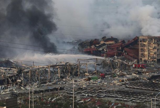 Las explosiones de Tianjin dejan a su paso 112 fallecidos y decenas de desaparecidos