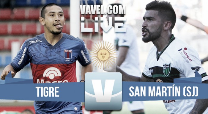 Tigre vs San Martín (SJ) en vivo por Torneo de la Independencia (1-1)