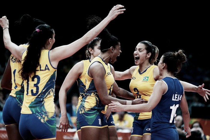 Brasil derrota Japão sem dificuldades e garante classificação antecipada no Vôlei Feminino